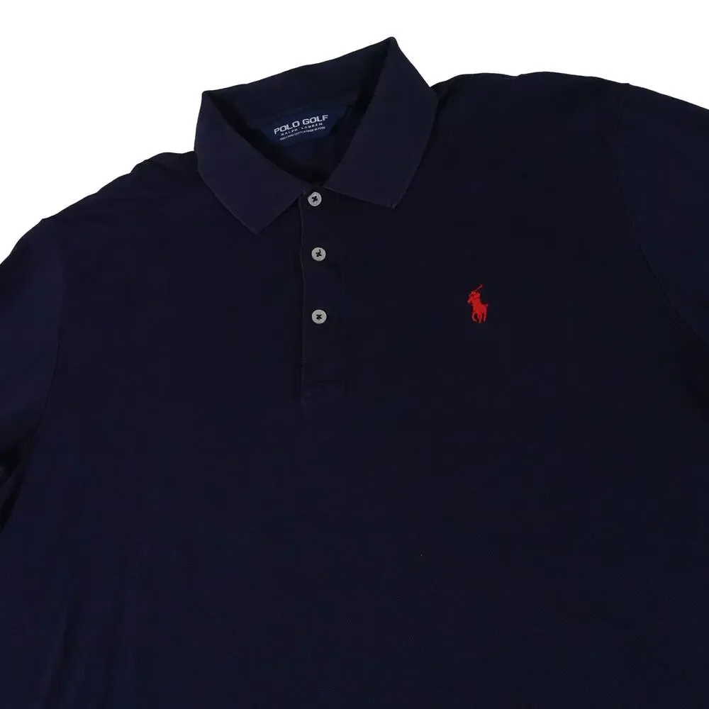 The Landing Ralph Lauren PIMA Cotton Long Sleeve Pony Golf Polo Shirt Men's XL
